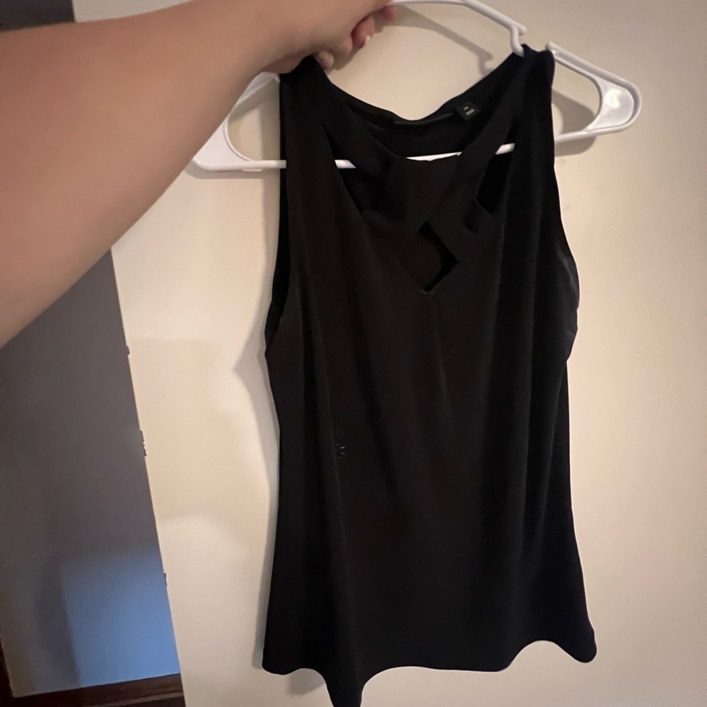Black Sleeveless Top